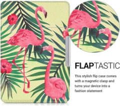 KW Mobile Pouzdro KW Mobile - Flamingos & Palm Trees - KW2582427 - pro Amazon Kindle Paperwhite 1/2/3 - světle zelené