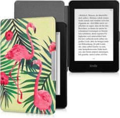 KW Mobile Pouzdro KW Mobile - Flamingos & Palm Trees - KW2582427 - pro Amazon Kindle Paperwhite 1/2/3 - světle zelené