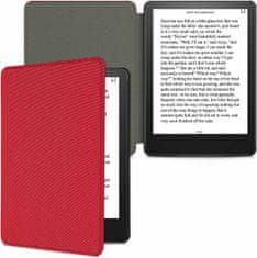 KW Mobile Pouzdro KW Mobile - Nylon Book - KW5626509 - pro Amazon Kindle Paperwhite 5 (2021) - červené