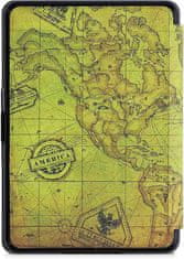 KW Mobile Pouzdro KW Mobile - Ancient World Map - KW4664456 - pro Amazon Kindle Paperwhite 4 (2018) - vícebarevné