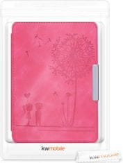 KW Mobile Pouzdro KW Mobile - Dandelion Love Dark Pink - KW4897510 - pro Amazon Kindle Paperwhite 4 (2018) - růžové