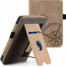 KW Mobile Pouzdro KW Mobile Navigational Compass - KW5626701 - pro Amazon Kindle Paperwhite 4 (2018) - hnědé