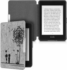 KW Mobile Pouzdro KW Mobile Felt Dandelion Love - KW4848903 - pro Amazon Kindle Paperwhite 4 (2018) - šedé