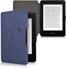 KW Mobile Pouzdro KW Mobile - Butterfly Tendril - KW2313627 - pro Amazon Kindle Paperwhite 1/2/3 - modré