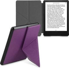 KW Mobile Pouzdro KW Mobile - Origami Violet Leather - KW5715838 - pro Amazon Kindle Paperwhite 5 (2021) - fialové