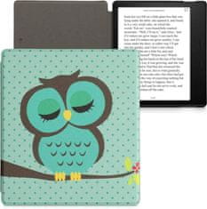 KW Mobile Pouzdro KW Mobile - Sleeping Owl - KW4941724 - pro Amazon Kindle Oasis 2/3 - vícebarevné