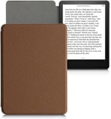 KW Mobile Pouzdro KW Mobile (Kalibri) - Real Leather - KA5781205 - pro Amazon Kindle Paperwhite 5 (2021) - hnědá kůže