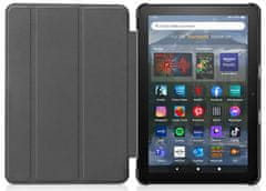 Durable Lock Durable Lock DLS-206 - pouzdro se stojánkem pro Amazon Kindle Fire HD 8 - černé (10.gen, 12.gen.)