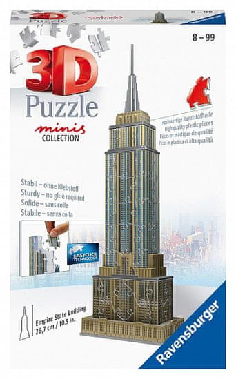 Ravensburger Puzzle Mini budova - Empire State Building 54 dílků