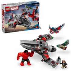 LEGO Marvel 76292 Souboj: Kapitán Amerika vs. Red Hulk