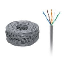 Cabletech Počítačový kabel UTP Cat5e šedý KAB0100