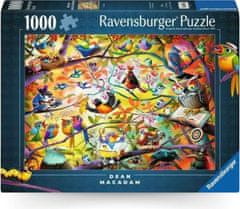 Ravensburger Puzzle Zaneprázdnění ptáci 1000 dílků