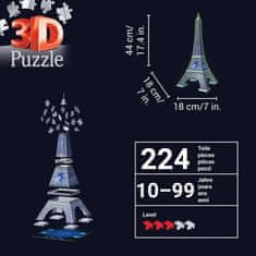 Ravensburger Svítící 3D puzzle Eiffelova věž 224 dílků