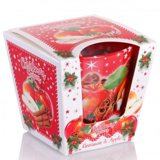 Ostatní Vonná svíčka ve skle Christmas Spices Cinnamon Apple 115 g