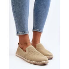 Dámské nazouvací espadrilky Beige velikost 39