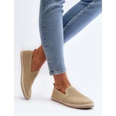 Dámské nazouvací espadrilky Beige velikost 39