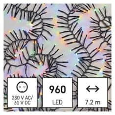 Emos Vánoční LED řetěz D4BM05 "Ježek" – 7,2 m, multicolor