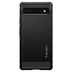 Spigen Rugged Armor silikonové pouzdro na Google Pixel 6a Matte black