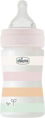 Chicco Láhev kojenecká Well-being silikon 150 ml děvče