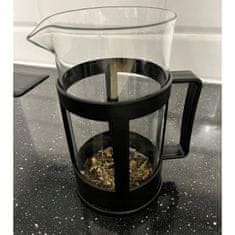 Ruhhy 24565 Konvice na kávu, French press, čaj 1000 ml sklo