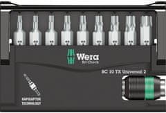 Wera Sada bitů Torx s držákem Rapidaptor Bit-Check 10 Universal 2