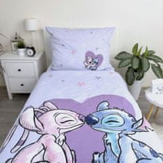 Jerry Fabrics  Povlečení Lilo a Stitch Heart 140x200, 70x90 cm