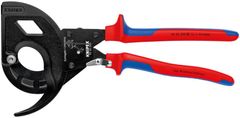 Knipex Nůžky na kabely 320mm s ráčnou, ráčnový mechanismus 95 32 320