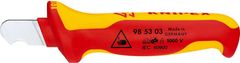 Knipex Nůž na odizolování kabelů VDE zahnutý 170mm 98 53 03