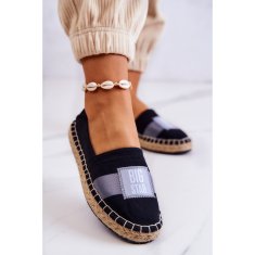 Big Star Dámské espadrilky JJ274963 Black velikost 39