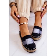 Big Star Dámské espadrilky JJ274963 Black velikost 39