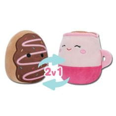 SQUISHMALLOWS 2v1 - donut Deja a latte Emery 13 cm