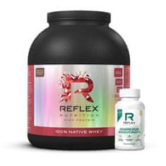 Reflex Nutrition 100% Native Whey 1,8 kg + Albion Magnesium 90 kapslí ZDARMA- čokoláda 