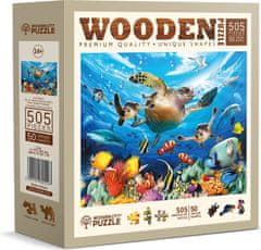 Wooden city Dřevěné puzzle Život v oceánu 505 dílků