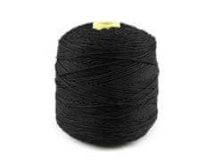 Pletací příze Thay, macrame 500 g - (50) černá