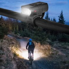 Solight  LED nabíjecí cyklo svítilna, 550lm, Li-Ion, USB