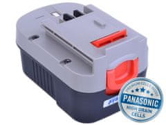 Avacom Baterie BLACK & DECKER A144, A1714 Ni-MH 14,4V 3000mAh, články PANASONIC