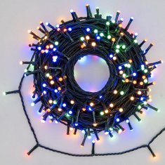 Xmas King XmasKing LED řetěz 25m 500 LED solární / trafo 230V venkovní, multicolour (LED světelný řetěz venkovní)