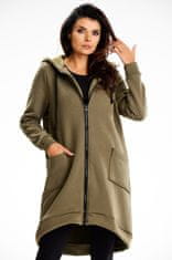 Infinite You Infinite You Mikina s kapucí na zip M334 Khaki S/M