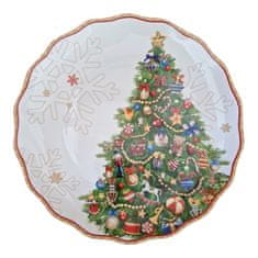 Brandani Vánoční jídelní porcelánová 18-ti dílná sada talířů CHRISTMAS BRANDANI