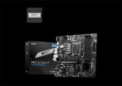 MSI PRO B760M-P, 1700, Intel B760, 4xDDR5, mATX