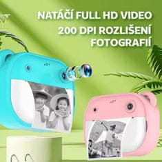 PLATINIUM Digitální fotoaparát s okamžitou tiskárnou InstantPrint AX3290 - růžová, samostatně