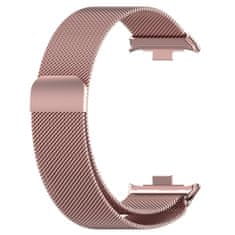 BStrap Milanese řemínek na Xiaomi Redmi Watch 4, rose pink