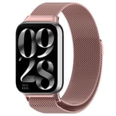 BStrap Milanese řemínek na Xiaomi Redmi Watch 4, rose pink