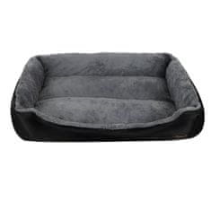 MG Plush Bed pelíšek pro kočky a psy 60x45 cm, šedý