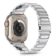 Tech-protect Stainless řemínek na Apple Watch 44/45/46/49mm, silver