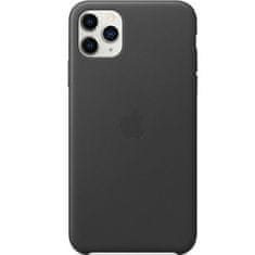 Apple MX0E2ZM/A Apple Kožený Kryt pro 11 Pro Max Black