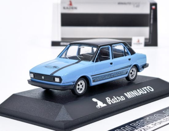 KADEN Retro MINIAUTO 1 - Retro-Auta - Modré KADEN 1:40