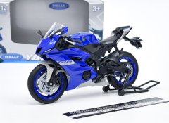 Welly Yamaha YZF-R6 modrá WELLY 1:12