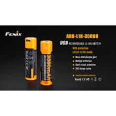 Fenix Baterie 18650 3500 mAh (Li-ion) USB - nabijecí, 1 ks