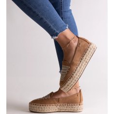 Big Star Hnědé espadrilky JJ274892 velikost 41